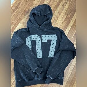 Vintage Wash Black Hoodie Large – Major League Graphic